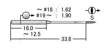 オルガンDBxF17の主要寸法